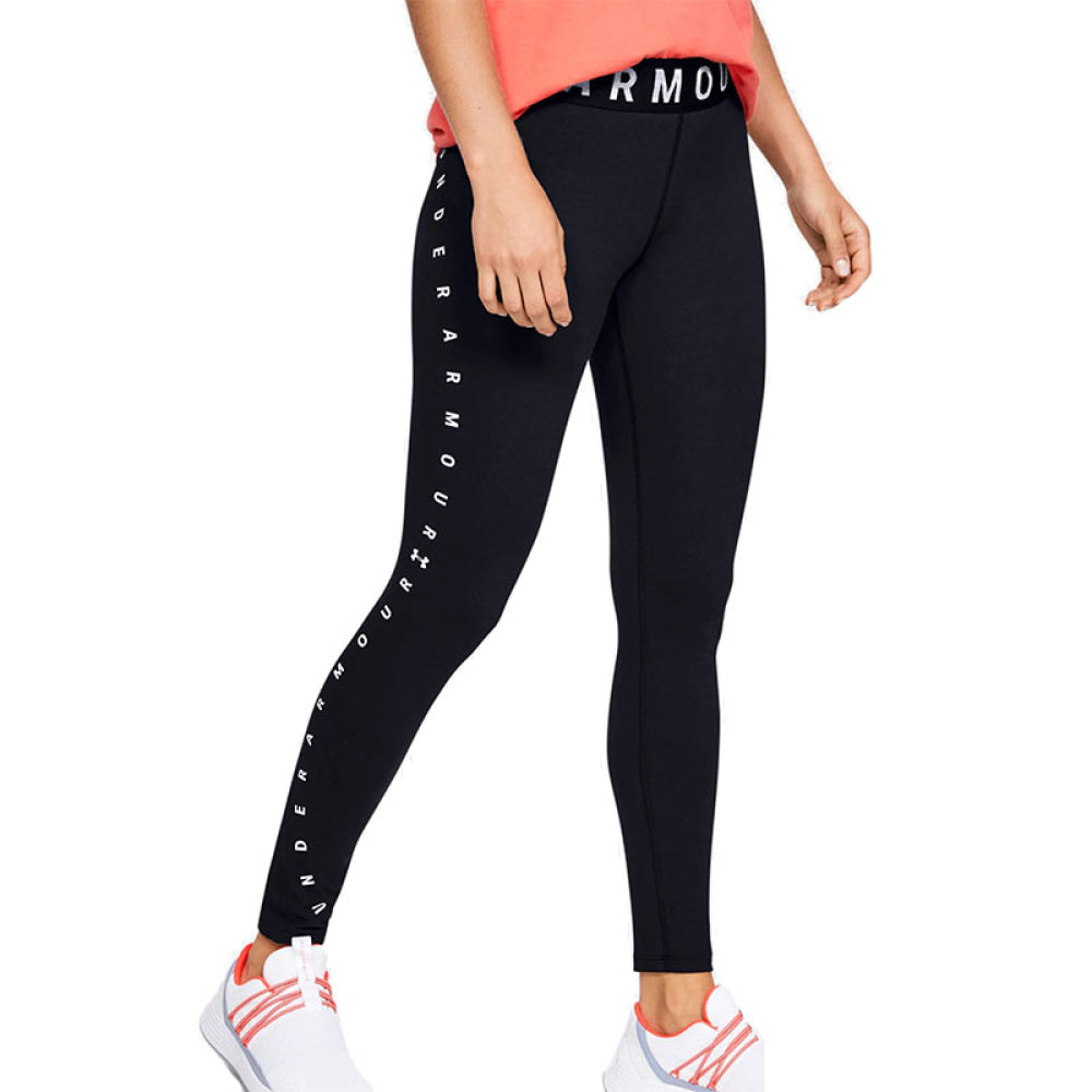 Under Armour - Donna Favorite Graphic Leggings Black / White 001