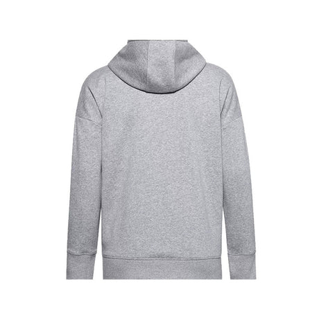 Under Armour - Donna Felpa Con Cappuccio Rival Fleece Full Zip Ho Steel Medium Heather / White 035