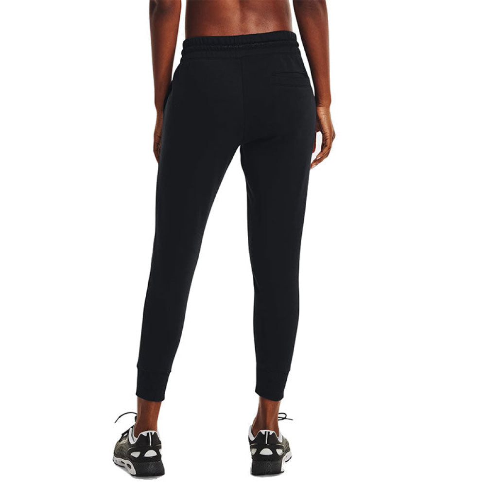 Under Armour - Donna Rival Fleece Mesh Pant Black / White 001