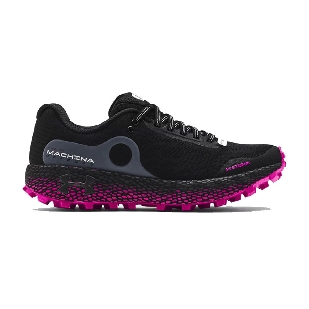 UNDER ARMOR WOMEN UA HOVR MACHINA OFF ROAD Black Meteor Pink