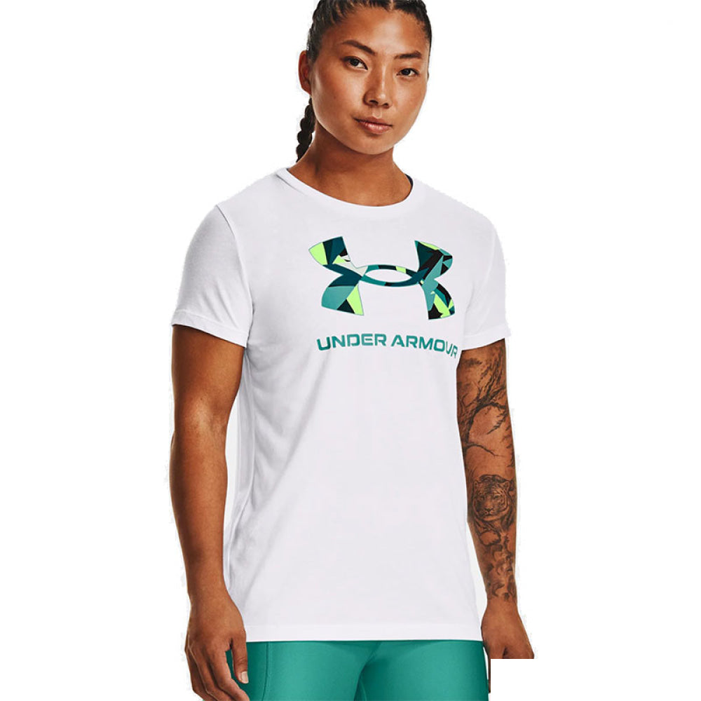 Under Armour - Donna Ua Sportstyle Graphic White / Neptune