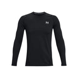Under Armour - Uomo Coldgear® Fitted Crew Black / White 001 S