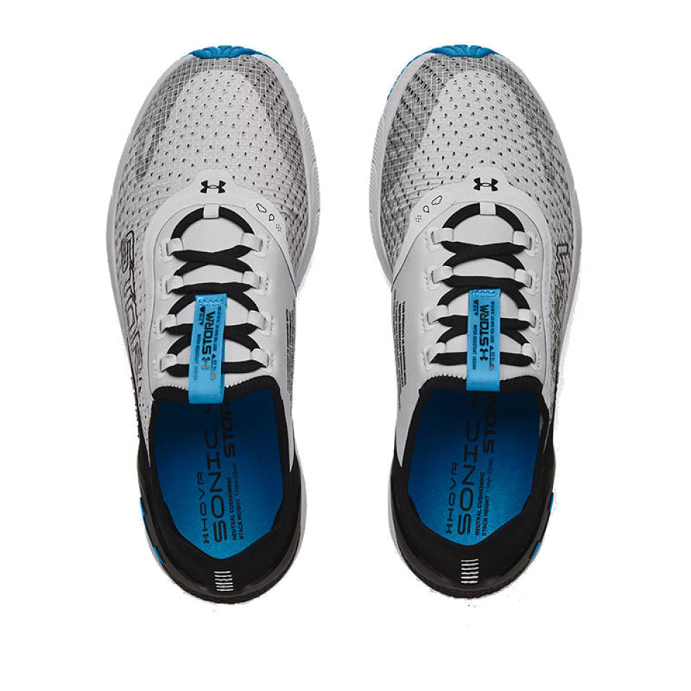 Under Armour - Uomo Hovr™ Sonic 4 Storm Halo Gray / Radar Blue 102