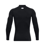 Under Armour - Uomo Lupetto Coldgear® Compression Black / White 001