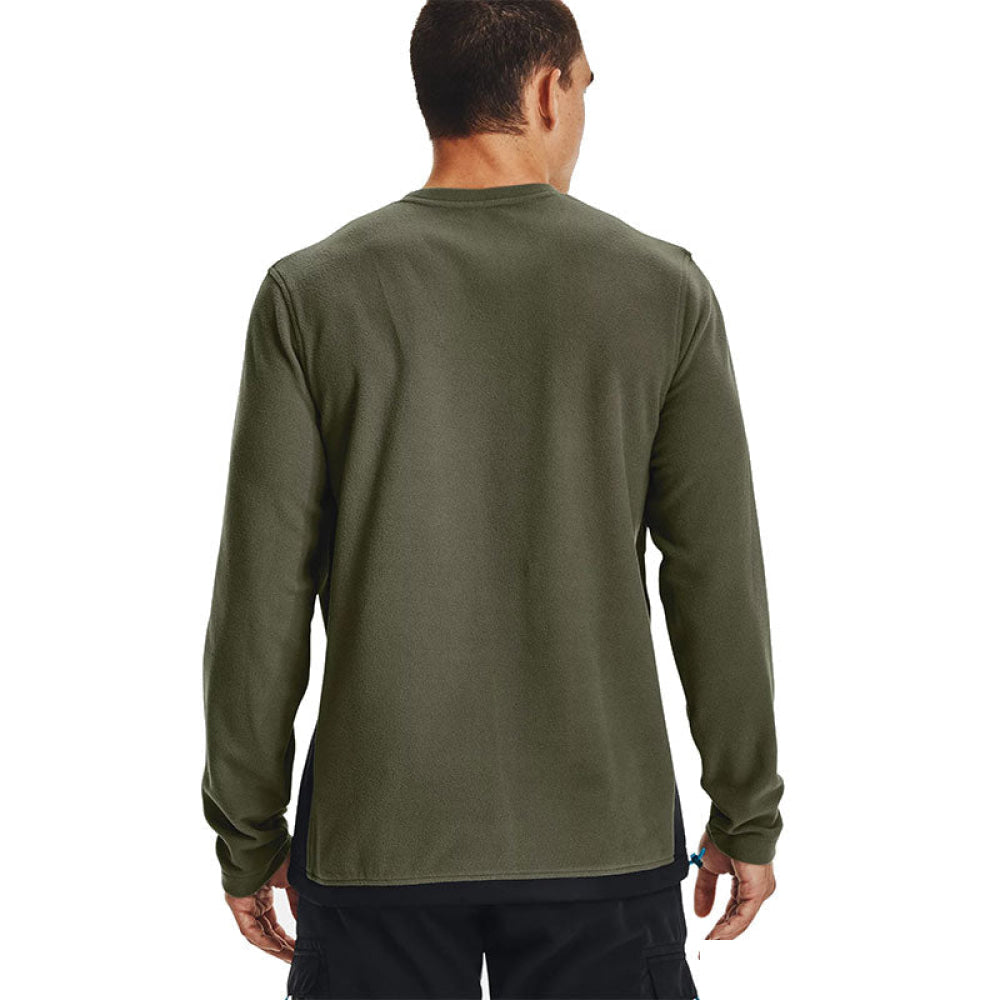 UNDER ARMOR MEN COLDGEAR INFRARED UTILITY JERSEY Marine OD Green Black 390