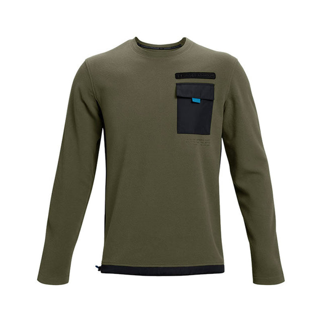 Under Armour - Uomo Maglia Coldgear® Infrared Utility Marine Od Green / Black 390 S