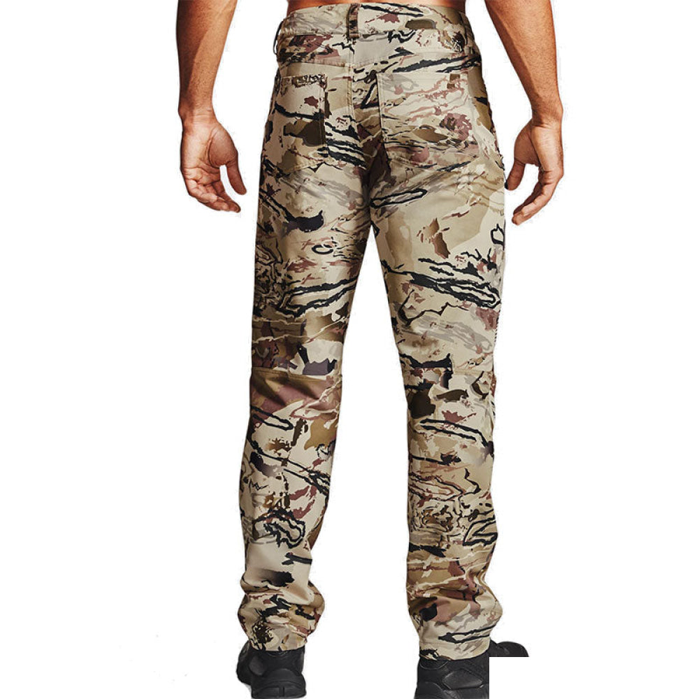 Under Armour - Uomo Pantaloni Hardwoods Str Ua Barren Camo / Nero 999