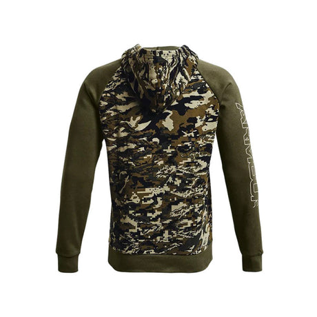 Under Armour - Uomo Rival Flc Camo Script Hd Marine Od Green / Onyx White 390