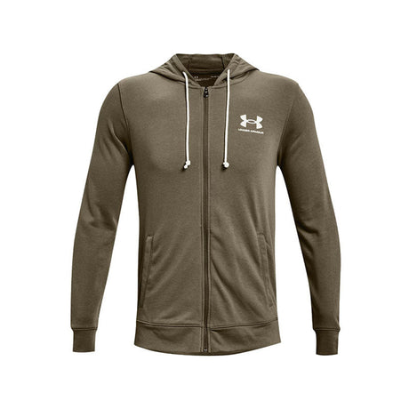 Under Armour - Uomo Rival Terry Full Zip Tent / Onyx White L