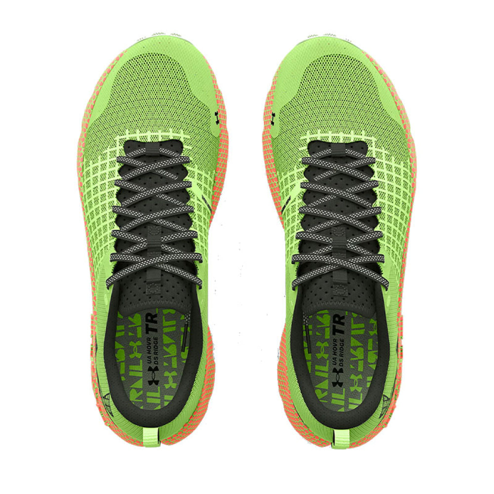 Under Armour - Uomo Ua Hovr™ Dark Sky Trail Unisex Quirky Lime / Electric Tangerine 302