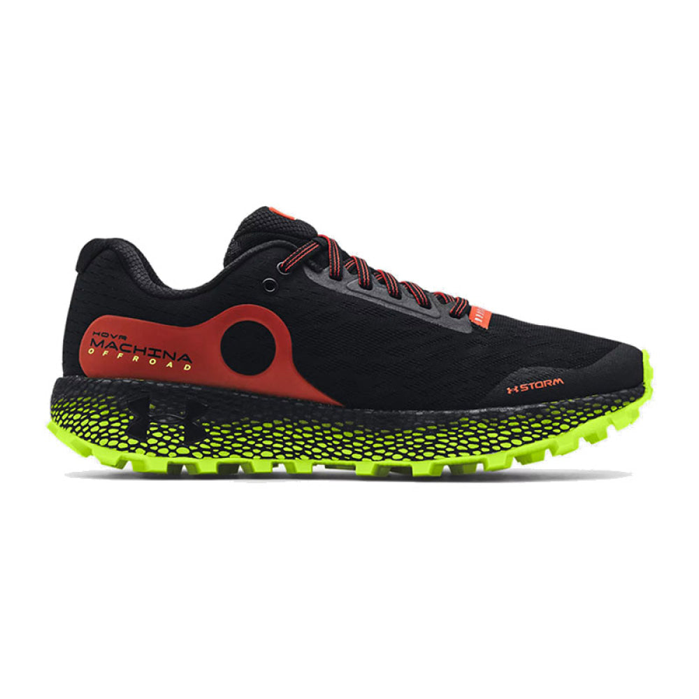 Under Armour - Uomo Ua Hovr Machina Off Road Black / High-Vis Yellow 41