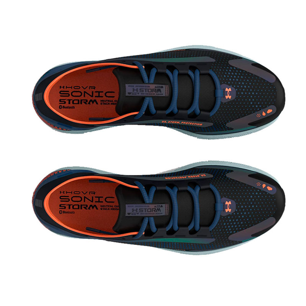 Under Armour - Uomo Ua Hovr™ Sonic 5 Black / Petrol Blue 002