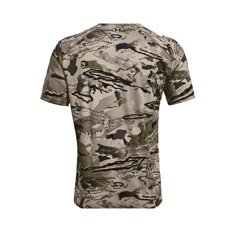 Under Armour - Uomo Ua Iso-Chill Brushline Ss Camo Barren Camo / Black-999