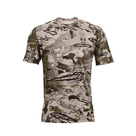 Under Armour - Uomo Ua Iso-Chill Brushline Ss Camo Barren Camo / Black-999 S