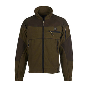 Univers - Giacca Caccia Pieve Pile Verde Melange S