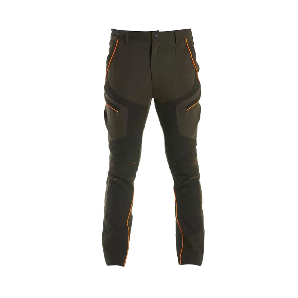Univers - Pantalone Elasticizzato Alpi Verde/Arancio