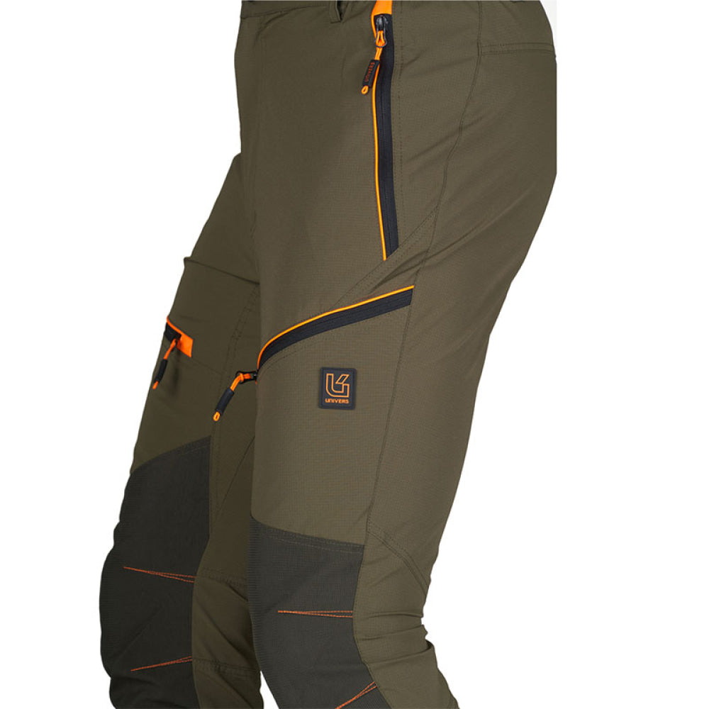 Univers - Pantalone Elasticizzato Hawk Verde/Arancio