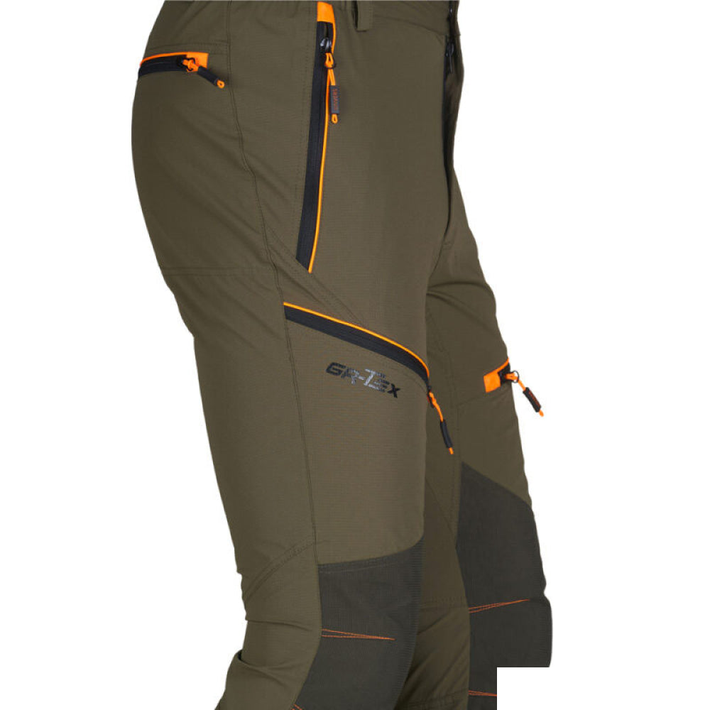 Univers - Pantalone Elasticizzato Hawk Verde/Arancio