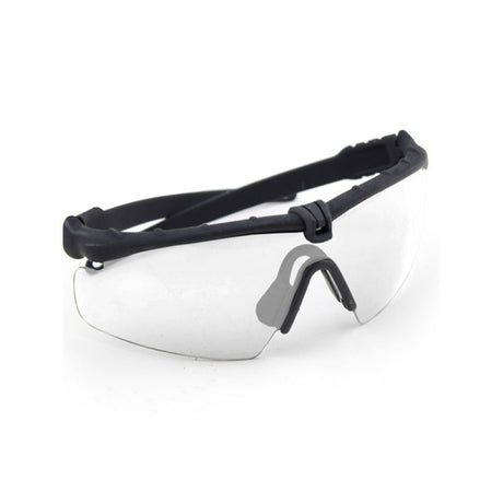 Wosport - Occhiale Shooting Black Frame- Clear Lens