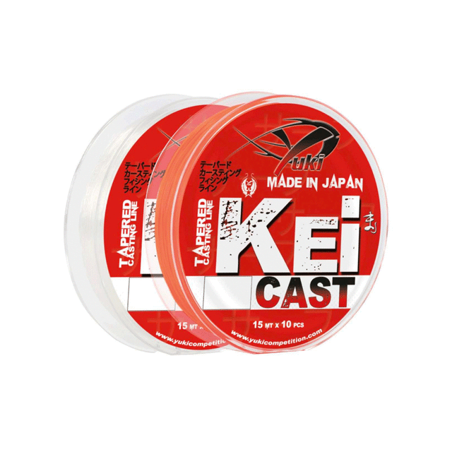 Yuki - Kei Cast Tapered Made In Japan 15Mt X 10Pcs Ø 0 16 33 3 7Kg 14 5Kg