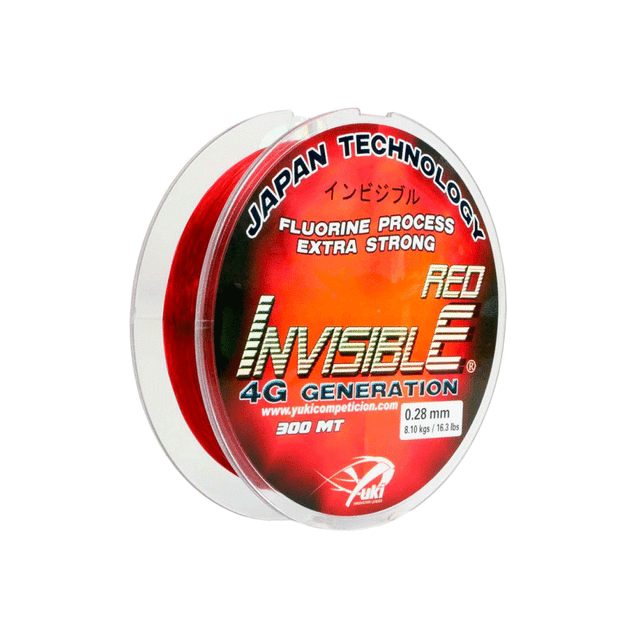 Yuki - Nylon Red Invisible 4G Generation 2000Mt 0 23Mm 5 62Kg