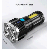 HIGH LIGHTING 4 LED TORCH