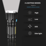 HIGH LIGHTING 4 LED TORCH