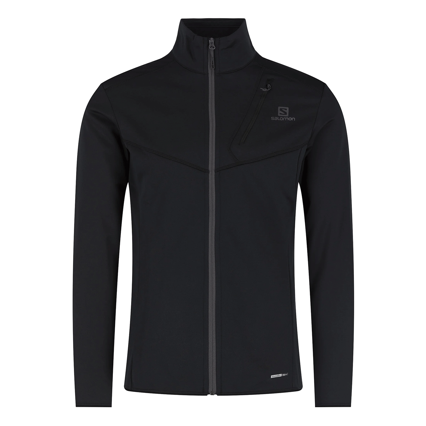 MAGLIA/PILE - SALOMON - UOMO - DISCOVERY FZ M Black MIDLAYER JACKET