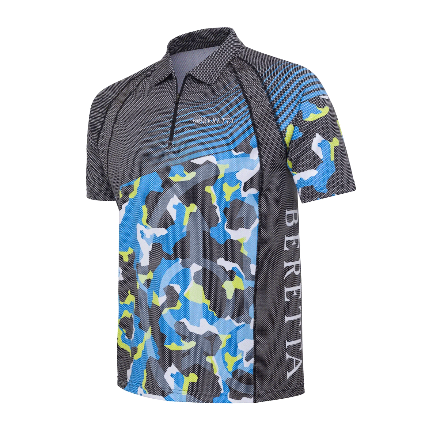 T-SHIRT - BERETTA - RUSH GRAPH POLO Blue Camoflage