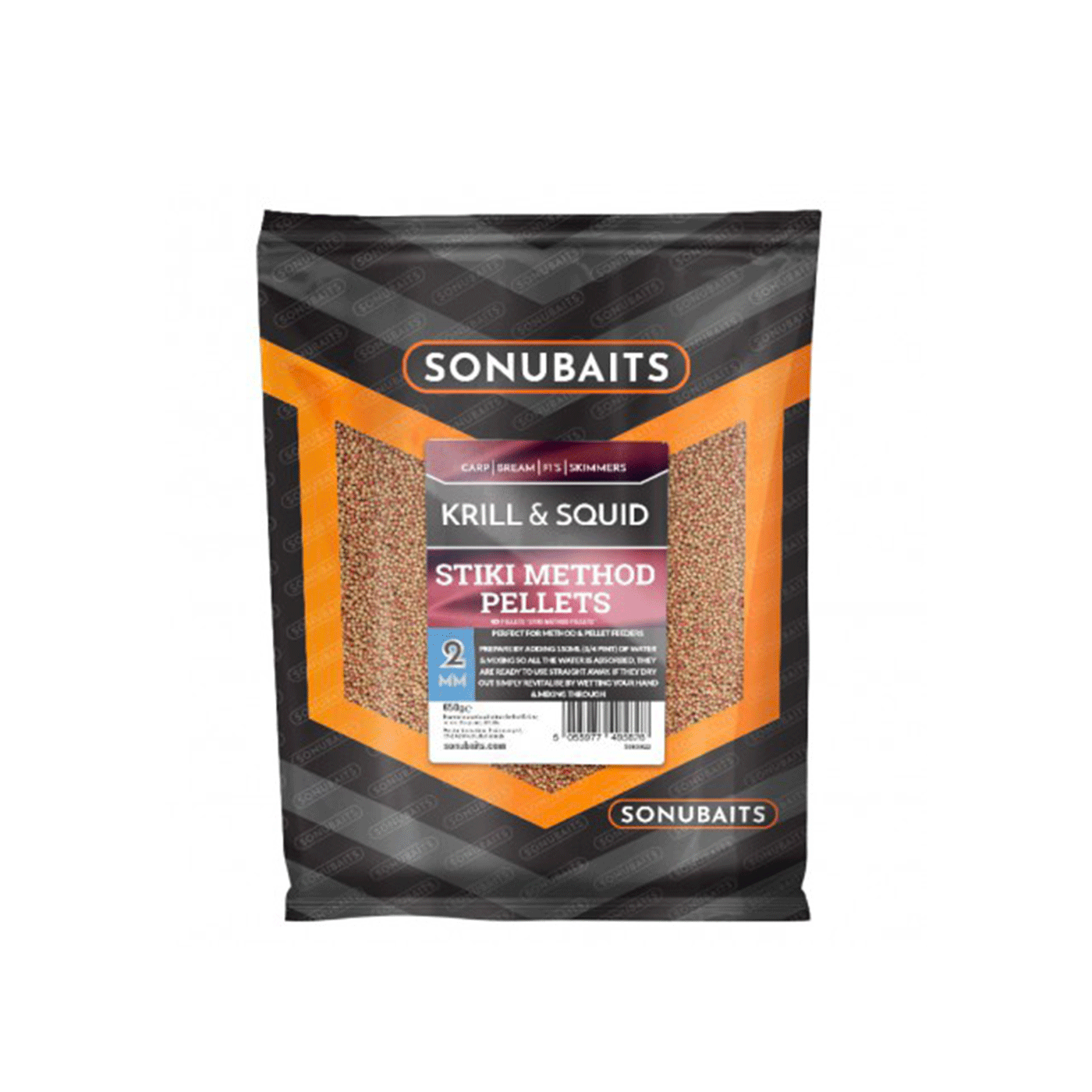 SONUBAITS - KRILL & SQUID STIKI METHOD PELLETS 2MM 650g