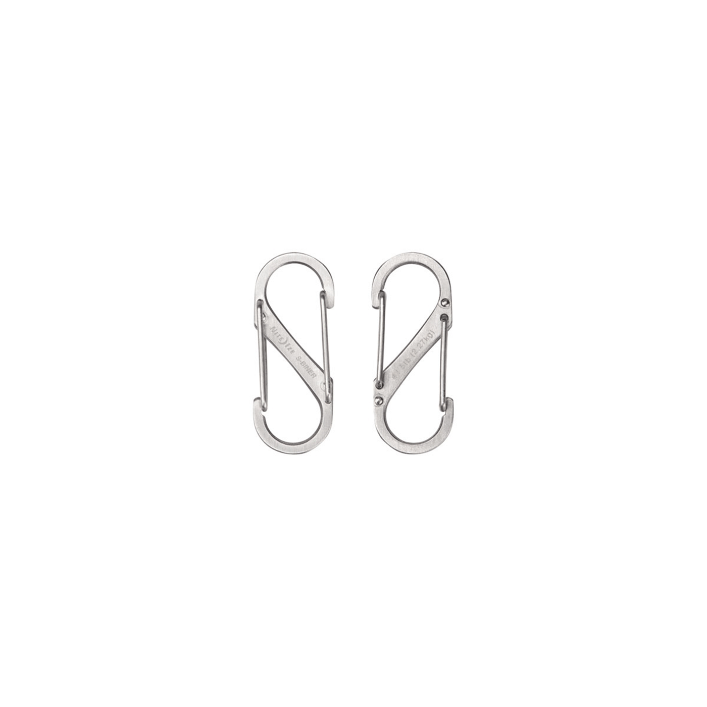 NITEIZE - KEY RING S-BINER® STAINLESS STEEL DUAL CARABINER #1 (2pcs)