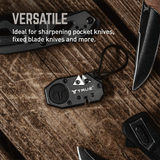 TRUE UTILITY - KNIFE SHARPENER KNIFE SHARPENER KEY RING