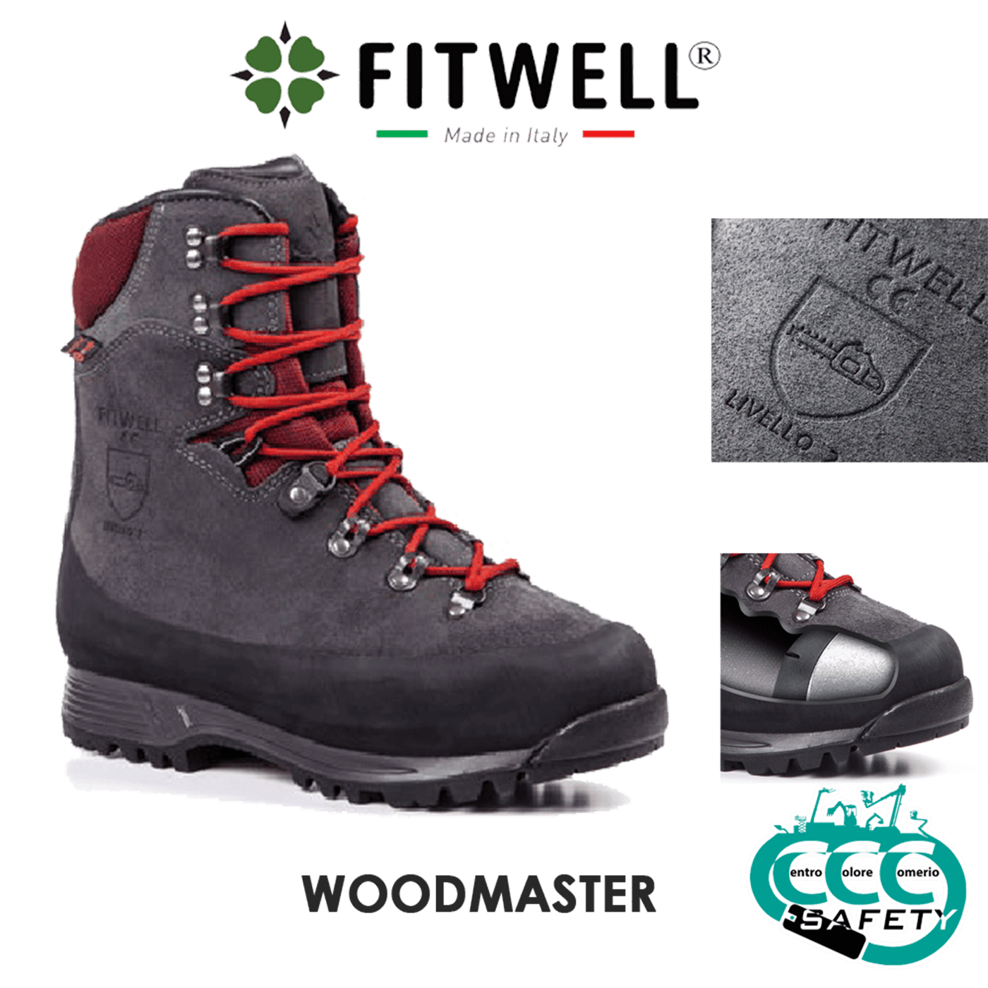 BOOTS - FITWELL - WOODMASTER ANTHRACITE